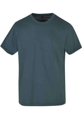 Build Your Brand Herren BB010-Basic Round Neck T-Shirt, Bottlegreen, L von Build Your Brand