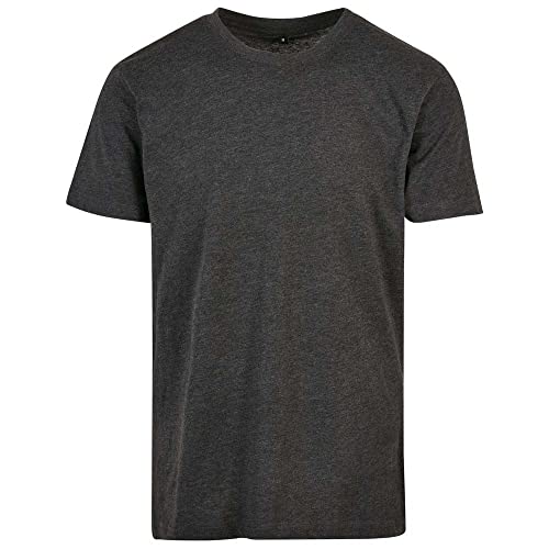 Build Your Brand Herren BB010-Basic Round Neck T-Shirt, Charcoal, XL von Build Your Brand