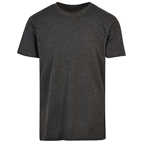 Build Your Brand Herren Basic Round Neck T-Shirt, Charcoal, XXL von Build Your Brand