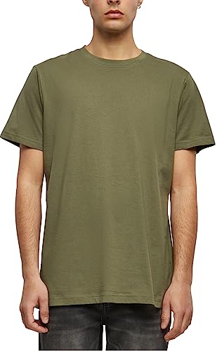 Build Your Brand Herren BB010-Basic Round Neck T-Shirt, Olive, 3XL von Build Your Brand