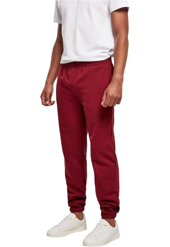 Build Your Brand Basic Sweatpants Burgundy L von Build Your Brand