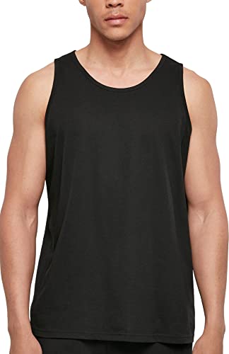 Build Your Brand Herren Basic Tank T-Shirt, Black, 4XL von Build Your Brand