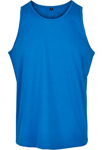 Build Your Brand Herren BB011-Basic Tank T-Shirt, Cobalt Blue, 3XL von Build Your Brand