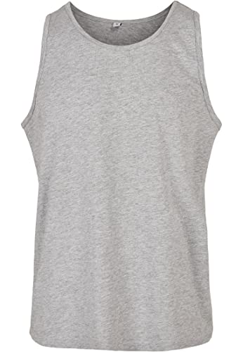 Build Your Brand Herren BB011-Basic Tank T-Shirt, Heather Grey, 3XL von Build Your Brand