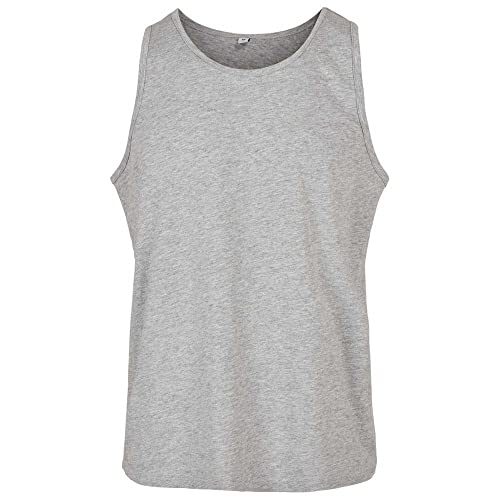 Build Your Brand Herren BB011-Basic Tank T-Shirt, Heather Grey, XXL von Build Your Brand