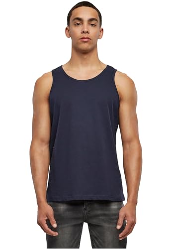 Build Your Brand Herren Basic Tank T-Shirt, Navy, 4XL von Build Your Brand