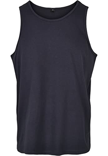 Build Your Brand Herren BB011-Basic Tank T-Shirt, Navy, 4XL von Build Your Brand