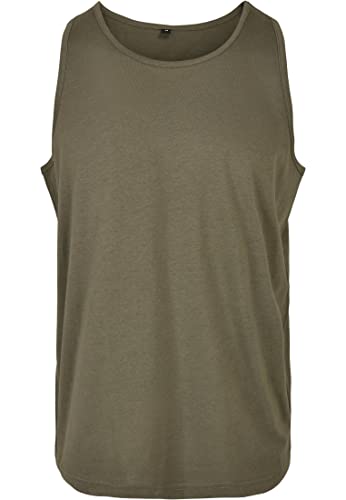 Build Your Brand Herren BB011-Basic Tank T-Shirt, Olive, 5XL von Build Your Brand