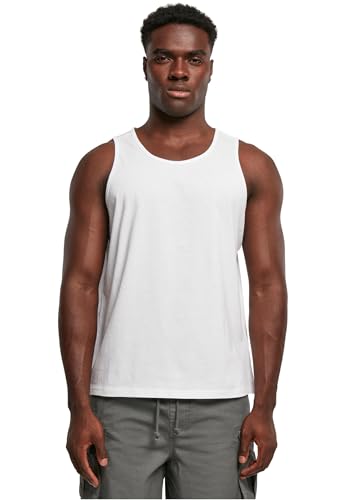 Build Your Brand Herren BB011-Basic Tank T-Shirt, White, 4XL von Build Your Brand