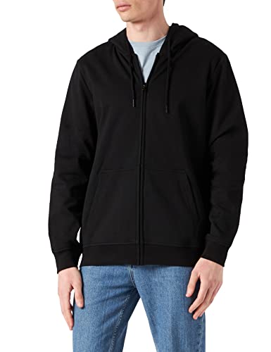 Build Your Brand Herren Basic Zip Hoody Kapuzenpullover, Black, 3XL von Build Your Brand