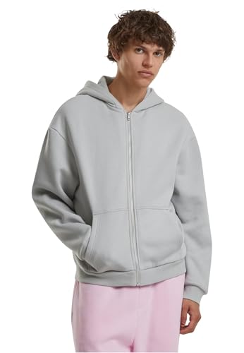 Build Your Brand Herren Kapuzenpullover Fluffy Zip Hoody, Männer Hoodie mit durchgehendem Reißverschluss, Regular Fit von Build Your Brand