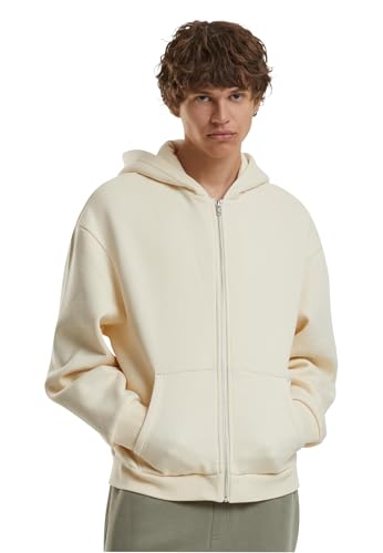 Build Your Brand Herren Kapuzenpullover Fluffy Zip Hoody, Männer Hoodie mit durchgehendem Reißverschluss, Regular Fit von Build Your Brand