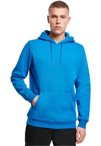 Build Your Brand Herren Kapuzenpullover Heavy Hoody, lässiger Hoodie für Männer, XL, cobalt blue von Build Your Brand
