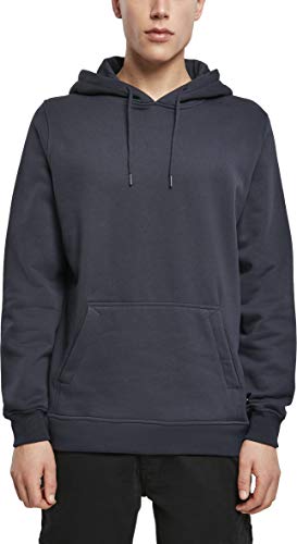 Build Your Brand Herren Heavy Hoody Jacke, Blau (Navy 00155), Large von Build Your Brand