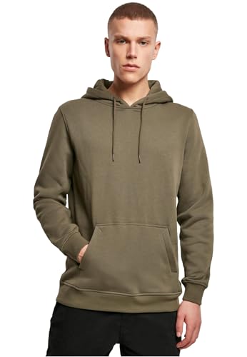 Build Your Brand Herren Kapuzenpullover Heavy Hoody, lässiger Hoodie für Männer, XL, olive von Build Your Brand