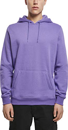 Build Your Brand Herren Heavy Hoody Jacke, Violett (Ultraviolet 01459), Large von Build Your Brand