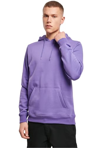 Build Your Brand Herren Kapuzenpullover Heavy Hoody, lässiger Hoodie für Männer, S, ultraviolet von Build Your Brand