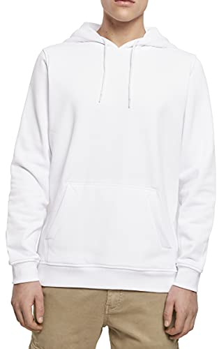 Build Your Brand Herren Heavy Hoody Jacke, Weiß (White 00220), XXXXX-Large von Build Your Brand