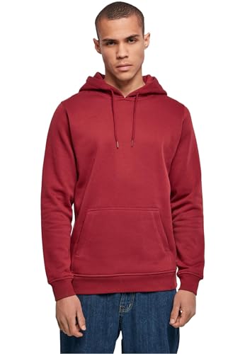 Build Your Brand Herren Heavy Hoody Kapuzenpullover, Burgundy, 4XL von Build Your Brand