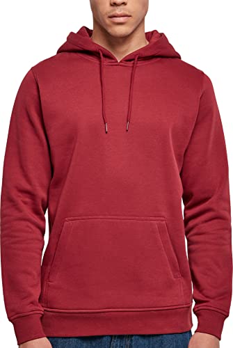 Build Your Brand Herren Heavy Hoody Kapuzenpullover, Burgundy, XL von Build Your Brand