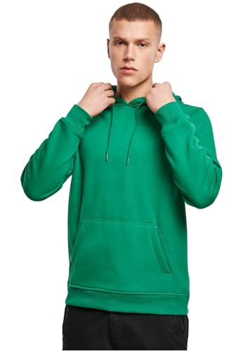 Build Your Brand Herren Kapuzenpullover Heavy Hoody, lässiger Hoodie für Männer, L, Forest Green von Build Your Brand