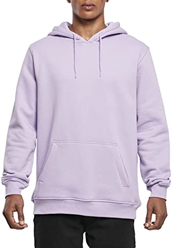 Build Your Brand Herren Heavy Hoody Kapuzenpullover, Lilac, XS von Build Your Brand