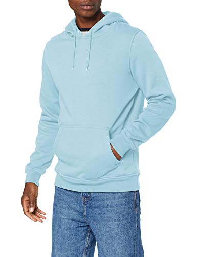 Build Your Brand Herren Heavy Hoody Kapuzenpullover, Ocean Blue, M von Build Your Brand