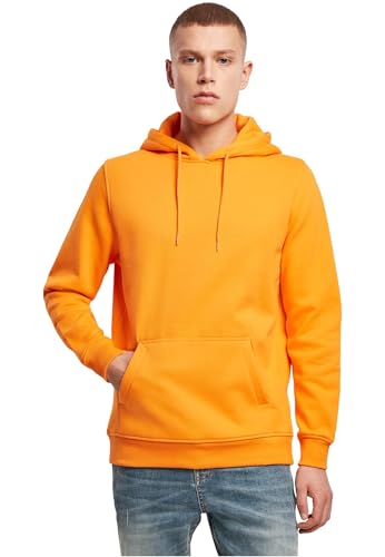 Build Your Brand Herren Kapuzenpullover Heavy Hoody, lässiger Hoodie für Männer, M, Paradise orange von Build Your Brand