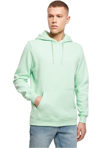 Build Your Brand Herren Kapuzenpullover Heavy Hoody, lässiger Hoodie für Männer, 5XL, neo Mint von Build Your Brand