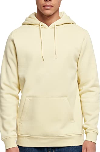 Build Your Brand Herren Heavy Hoody Kapuzenpullover, softyellow, L von Build Your Brand