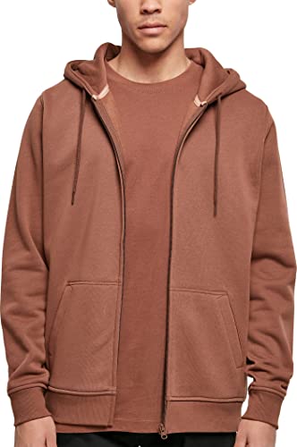 Build Your Brand Herren BY012-Heavy Zip Hoody Kapuzenpullover, bark, 3XL von Build Your Brand