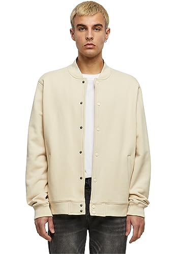 Build Your Brand Herren BY242-Heavy Tonal College Jacket Jacke, Sand, XL von Build Your Brand