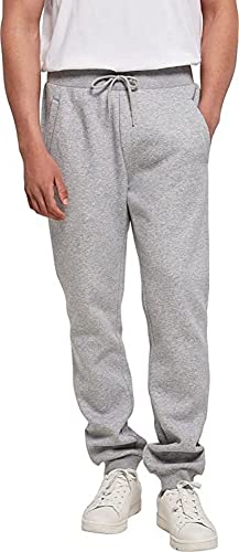 Build Your Brand Herren Organic Basic Sweatpants Trainingshose, Heathergrey, XL von Build Your Brand