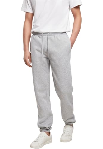 Build Your Brand Herren Heavy Sweatpants Sporthose,, per pack Grau (heather grey 00431), W(Herstellergröße: 48) von Build Your Brand