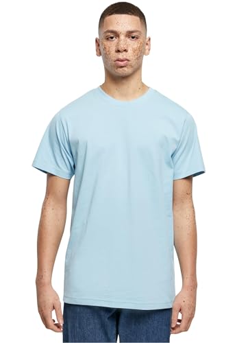 Build Your Brand Herren BY004-T-Shirt Round Neck T-Shirt, heavenblue, S von Build Your Brand