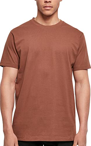 Build Your Brand Herren BY004-T-Shirt Round Neck T-Shirt, bark, 4XL von Build Your Brand