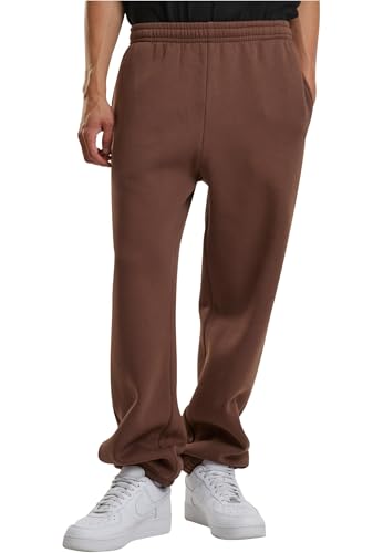 Build Your Brand Men's BY286-Fluffy Sweatpants, Chocolatebrown, XL von Build Your Brand