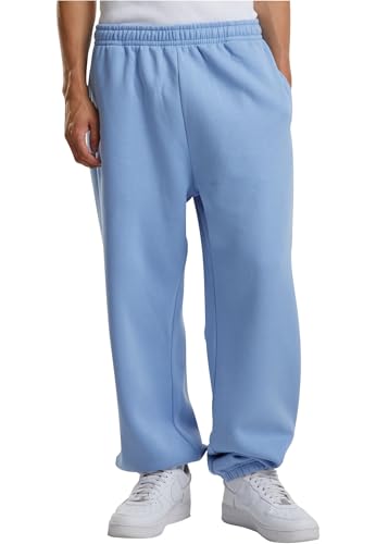 Build Your Brand Men's BY286-Fluffy Sweatpants, PowderBlue, 5XL von Build Your Brand