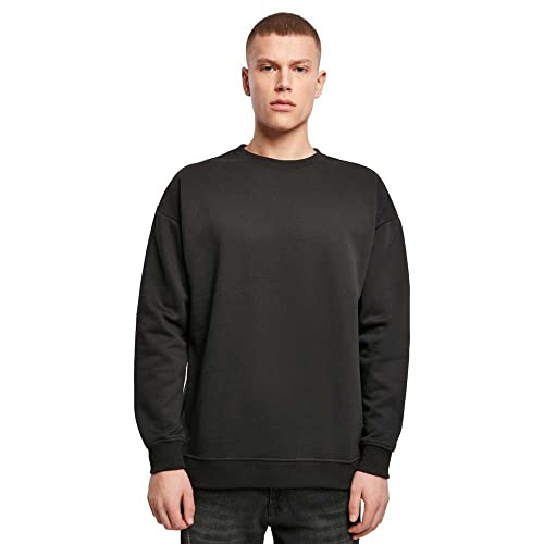 Build Your Brand Herren Sweat Crewneck Sweatshirt, Black, 5XL von Build Your Brand