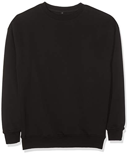 Build Your Brand Herren Sweat Crewneck Sweatshirt, per pack Schwarz (Black 00007), X-Large (Herstellergröße: XL) von Build Your Brand