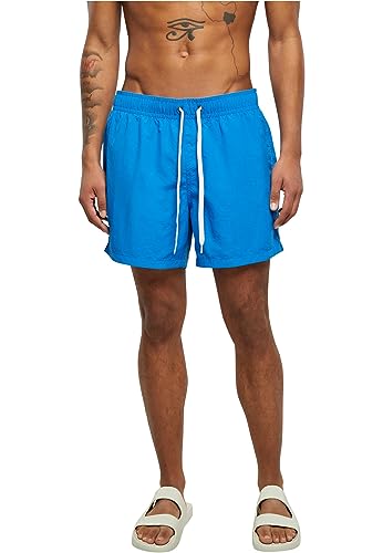 Build Your Brand Herren BY050-Swim Shorts Badehose, Cobalt Blue, XS von Build Your Brand