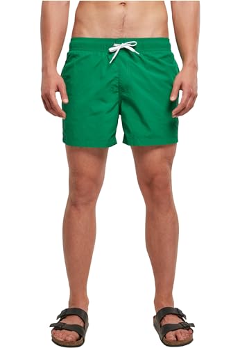 Build Your Brand Herren BY050-Swim Shorts Badehose, ForestGreen, XS von Build Your Brand