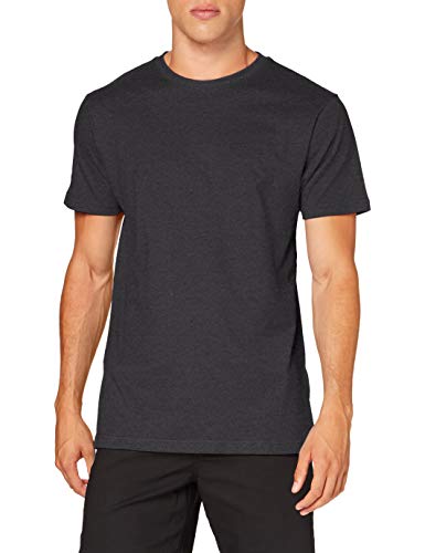 Build Your Brand Herren T-Shirt Round Neck, charcoal, S von Build Your Brand