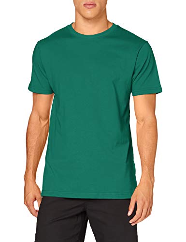 Build Your Brand Herren T-Shirt Round Neck, forest green, XS von Build Your Brand