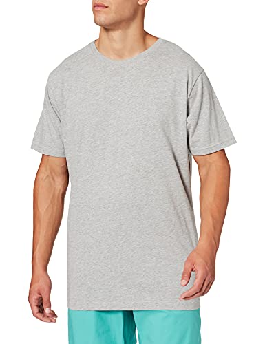 Build Your Brand Herren T-Shirt Round Neck, heather grey, 5XL von Build Your Brand