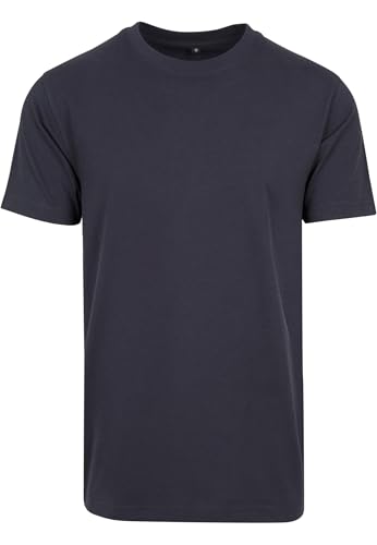 Build Your Brand Herren T-Shirt Round Neck, navy, 3XL von Build Your Brand