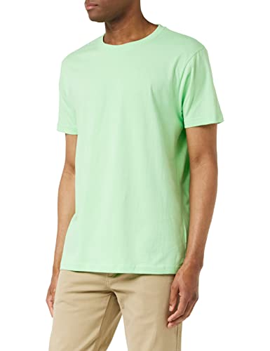 Build Your Brand Herren T-Shirt Round Neck, neo mint, XS von Build Your Brand