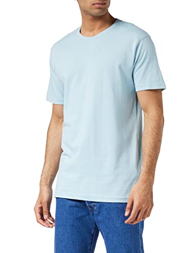 Build Your Brand Herren T-Shirt Round Neck, ocean blue, S von Build Your Brand