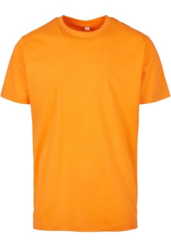 Build Your Brand Herren T-Shirt Round Neck, paradise orange, XXL von Build Your Brand