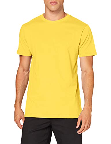 Build Your Brand Herren T-Shirt Round Neck, taxi yellow, XXL von Build Your Brand